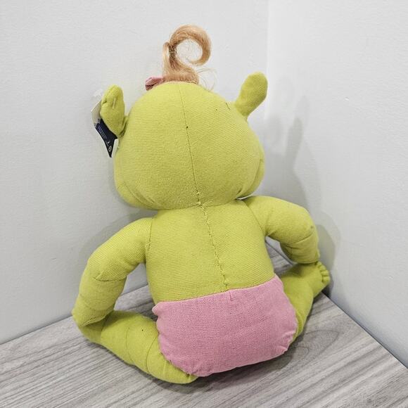 Shrek The Third SET OF 2 Baby Ogre Felicia Plush Doll DreamWorks Nanco Green - Picture 11 of 14